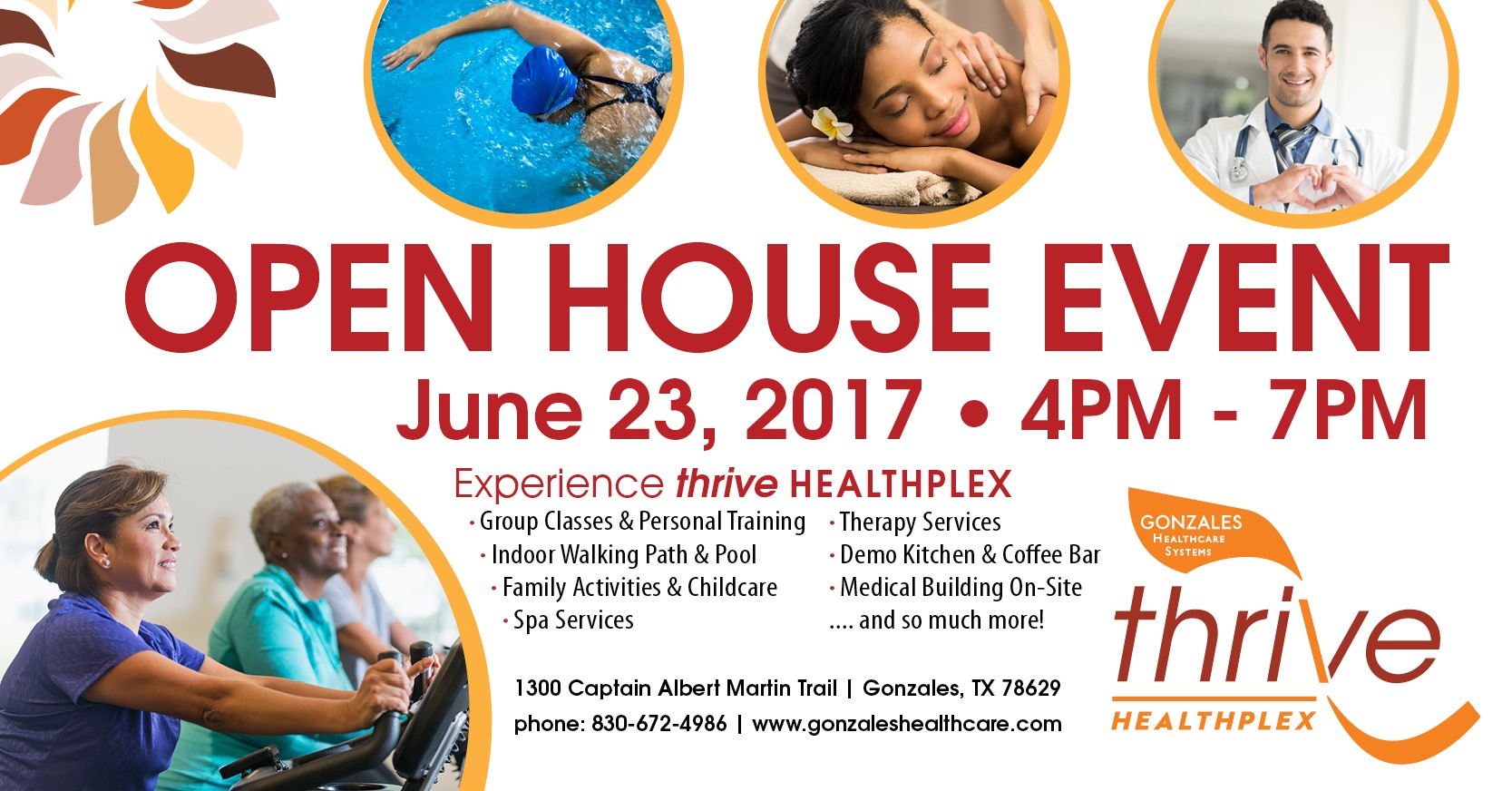 Open House Event June 23, 2017 Gonzales Healthcare Systems
